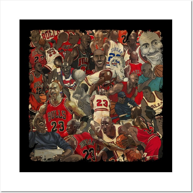 BASKETBALLART - ALL JORDAN Wall Art by JORDAN-ART23